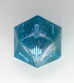 🔥 Magic The Gathering Final Fantasy GIFT BUNDLE Blue Spindown D20 Dice Die - Image 4