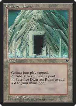 MTG Dwarven Ruins ** Fallen Empires ** English (MP) - Image 1
