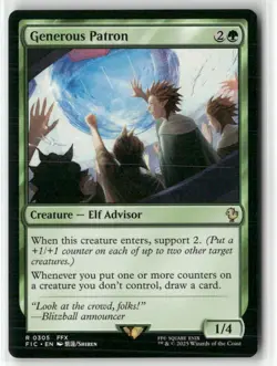 Generous Patron 305 NM MTG FINAL FANTASY Commander Magic - Image 1