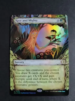 Spry and Mighty (Showcase Foil) Rare MTG Lorwyn Eclipsed - Image 1