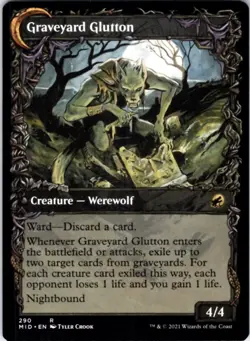 Graveyard Trespasser (Showcase) Innistrad: Midnight Hunt, 290 NM - Image 2