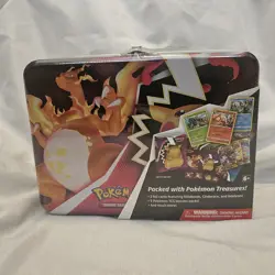 Pokemon 2020 Collectors Chest Tin /Box Vivid Voltage Charizard Pikachu Sealed - Image 1
