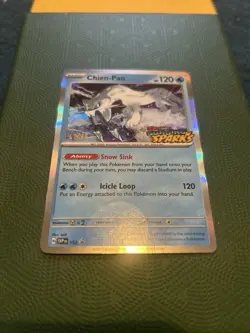 RARE Chien-Pao SVP152 Pokemon Scarlet & Violet Promo Prerelease STAFF Holo NM - Image 1