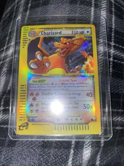 Skyridge Crystal Charizard 146/144 HOLO RARE Pokemon Grail Card - Image 1