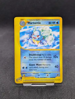 Pokemon Card Wartortle 92/165 Expedition Base Set Non Holo WOTC LP EXCELLENT - Image 1