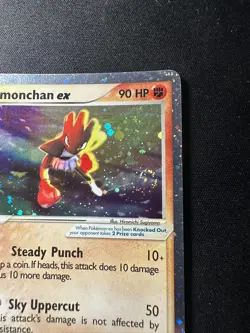 Pokemon Hitmonchan EX 98/109 Ruby & Sapphire Holo Rare LP - Image 3