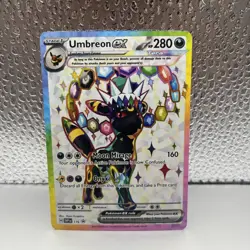 Pokemon TCG Umbreon EX Prismatic Evolutions Promo 176 - Image 1