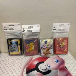 Pokemon TCG Elite Trainer Box Sleeves-Lot Of 4 Elite Trainer Box Sleeves - Image 1