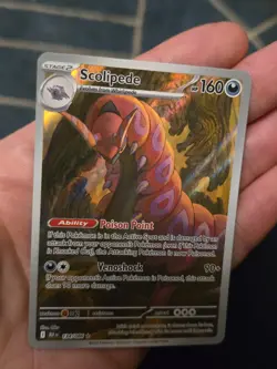 Pokemon TCG Scolipede Illustration Rare Black Bolt 134/086 NM Pack Fresh English - Image 1