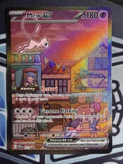 Mew ex #053 Pokemon Scarlet Violet 151 Black Star Promo Full Art Holo - Image 1