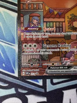 Mew ex #053 Pokemon Scarlet Violet 151 Black Star Promo Full Art Holo - Image 5