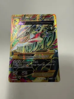 Pokemon M Rayquaza EX Full Art Mega Holo 98/98 XY Ancient Origins Ultra Rare - Image 2