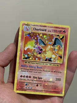 Charizard 11/108 HEAVY HOLO BLEED Misprint Error Pokemon XY Evolutions MP/HP - Image 4