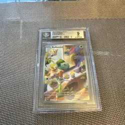 Pokemon TCG Bulbasaur Stellar Crown IR 143/142 BGS 9 - Image 2