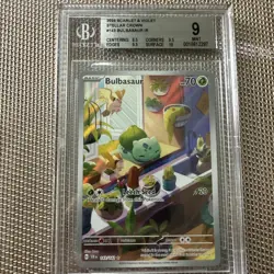 Pokemon TCG Bulbasaur Stellar Crown IR 143/142 BGS 9 - Image 4