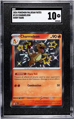 SGC 10 - GEM MINT - Pokemon Charmeleon Paldean Fates 110/091 Holo Shiny Rare - Image 1
