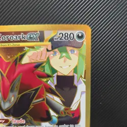 N's Zoroark EX Hyper Rare SV09 Journey Together # 189/159 NM/M Gold Holo Pokemon - Image 3