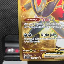 N's Zoroark EX Hyper Rare SV09 Journey Together # 189/159 NM/M Gold Holo Pokemon - Image 4