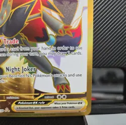 N's Zoroark EX Hyper Rare SV09 Journey Together # 189/159 NM/M Gold Holo Pokemon - Image 5
