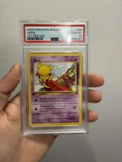 Abra 1st Edition PSA 10 GEM MINT 2000 Pokemon Team Rocket 49/82 - Image 1