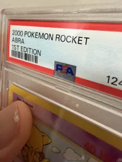 Abra 1st Edition PSA 10 GEM MINT 2000 Pokemon Team Rocket 49/82 - Image 4