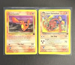 Pokemon TCG Team Rocket Dark Charmeleon/Charmander LP/NM - Image 1