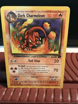 Pokemon TCG Team Rocket Dark Charmeleon/Charmander LP/NM - Image 2