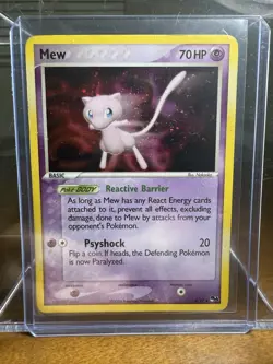 Pokemon Mew 4/17 - POP Series 4 Holo - MP - Image 1