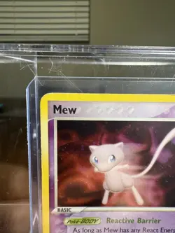 Pokemon Mew 4/17 - POP Series 4 Holo - MP - Image 4
