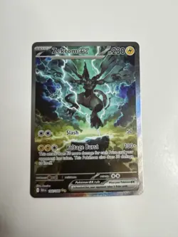 Pokemon TCG Black Bolt Zekrom ex 166/086 Full Art Secret Rare - Image 1