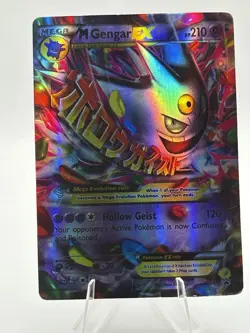 M Gengar EX XY166 XY Holo *Heavily Played* - Pokemon - Please See Pictures - Image 1
