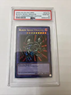 Yugioh Black Skull Dragon MRD-EN018 B. Ultra Rare PSA 10 Gem Mint 25th Anniversa - Image 1