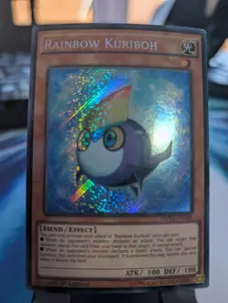 YuGiOh! Rainbow Kuriboh MP14-EN188 Secret Rare 1st Ed LP - Image 1