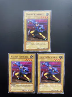 Yugioh Master Kyonshee PGD-053 Common 1st Edition LP/MP X3 - Image 1