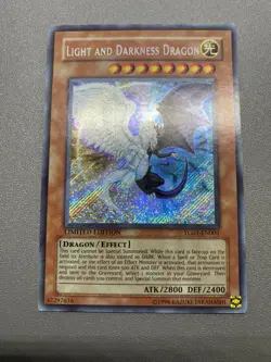 YuGiOh Light And Darkness Dragon Secret Rare Limited Edition YG01-EN001 HP - Image 1