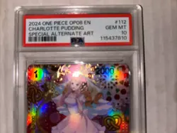 PSA 10 Charlotte Pudding OP03-112 SP Alt Art Two Legends OP-08 ONE PIECE ENGLISH - Image 2