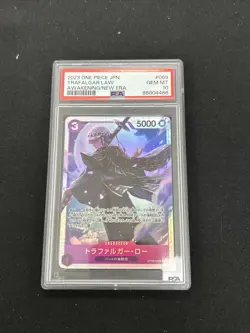 2023 ONE PIECE JAPANESE AWAKENING OF THE NEW ERA 069 TRAFALGAR LAW PSA 10 - Image 1