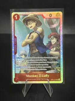 NM Monkey D Luffy OP14-013 SR Foil One Piece TCG English - Image 1