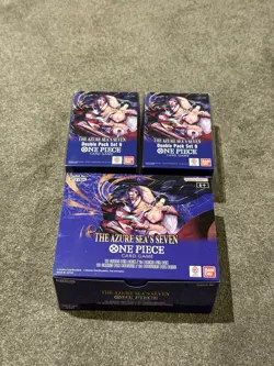 One Piece - OP14 The Azure Sea's Seven Booster Box and Double Pack DP09 - Image 1