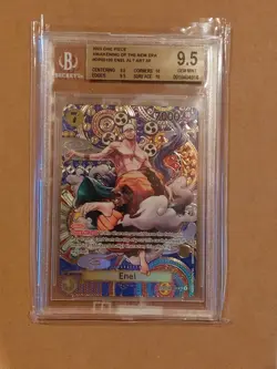 ENEL ONE PIECE OP05-100 2023 AWAKENING OF THE NEW ERA SR SPECIAL ART BGS 9.5 - Image 1