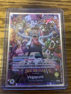 One Piece Vegapunk OP07-097 Leader Alt Art 500 Years in the Future English - Image 1
