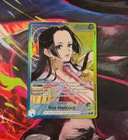 One Piece Boa Hancock OP14-041 (Alternate Art Leader) The Azure Sea’s Seven NM - Image 1