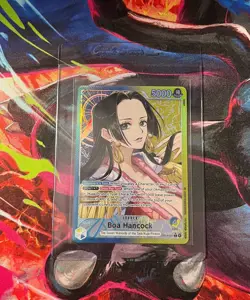One Piece Boa Hancock OP14-041 (Alternate Art Leader) The Azure Sea’s Seven NM - Image 3