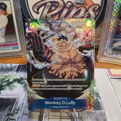 One Piece TCG Monkey.D.Luffy OP11-058 Carrying On His Will OP13 Treasure Rare TR - Image 1