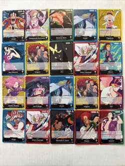 One Piece CCG Leader Card Lot - Image 1