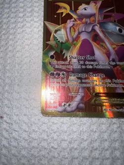 Pokemon Mewtwo EX TCG Full Art Holo Rare Card Breakthrough-Secret 164/162 - Image 4