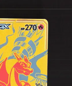Reshiram & Charizard GX SM247 Full Art Black Star Promo Holo Pokemon Card NM - Image 4