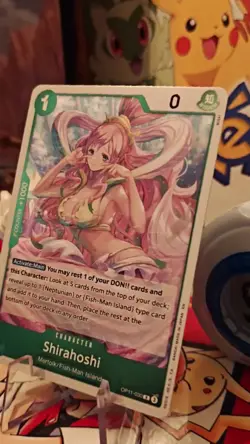 One Piece Card Shirahoshi OP11-030 Rare English Fist of Divine Speed NM See Pics - Image 2