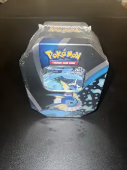 Pokemon Trading Card Game: Eevee Evolutions Tin - VaporeonV Brand New Tin - Image 1