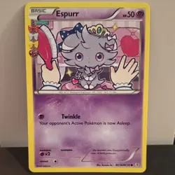 Pokemon Espurr RC14/RC32 Generations Radiant Collection TCG Card (LP) - Image 1